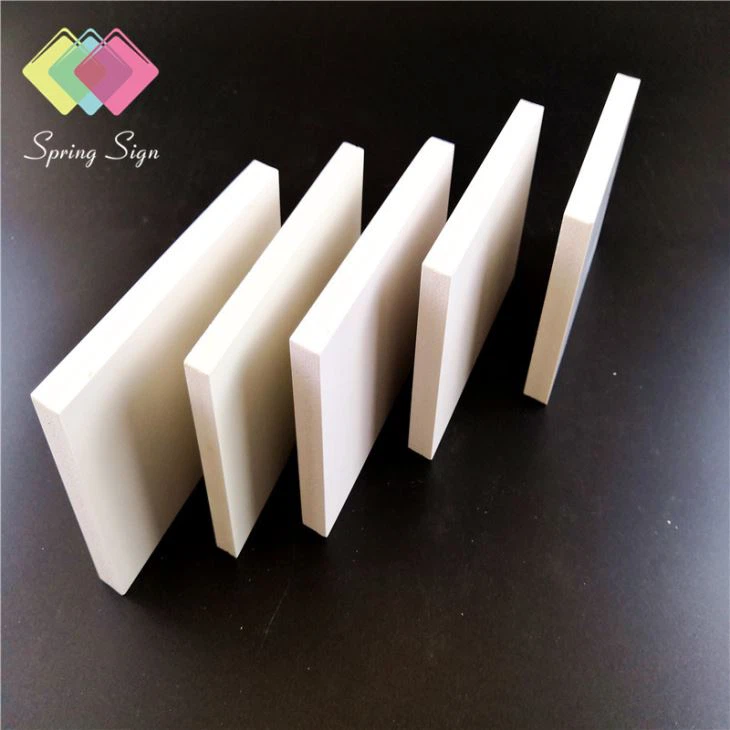 White 3mm 4mm PVC Sheet Rigid PVC Foam Board Plastic