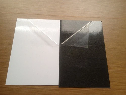 Black White PVC Self-Adhesive PVC Album Sheet