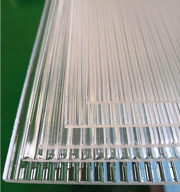 Clear Acrylic Sheet With Waves