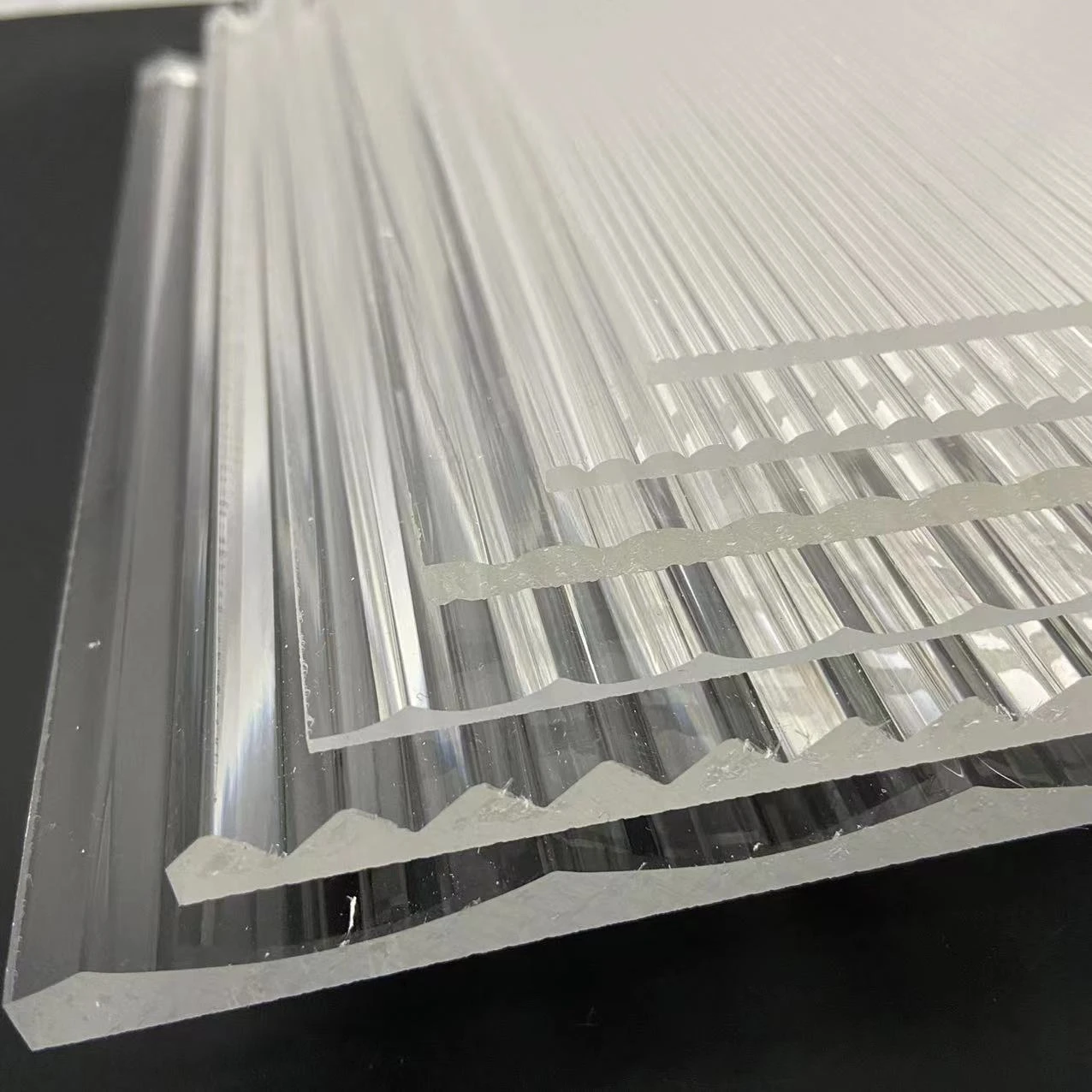 clear fluted acrylic sheet clear fluted acrylic sheet