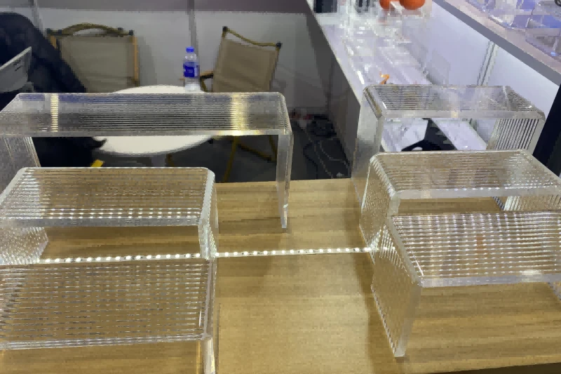 Ribbed acrylic sheet Ribbed acrylic sheet