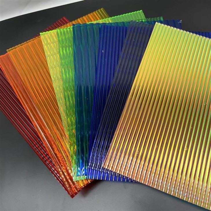 Color Arc-shaped Texture Lenticular Acrylic Plastics Sheet