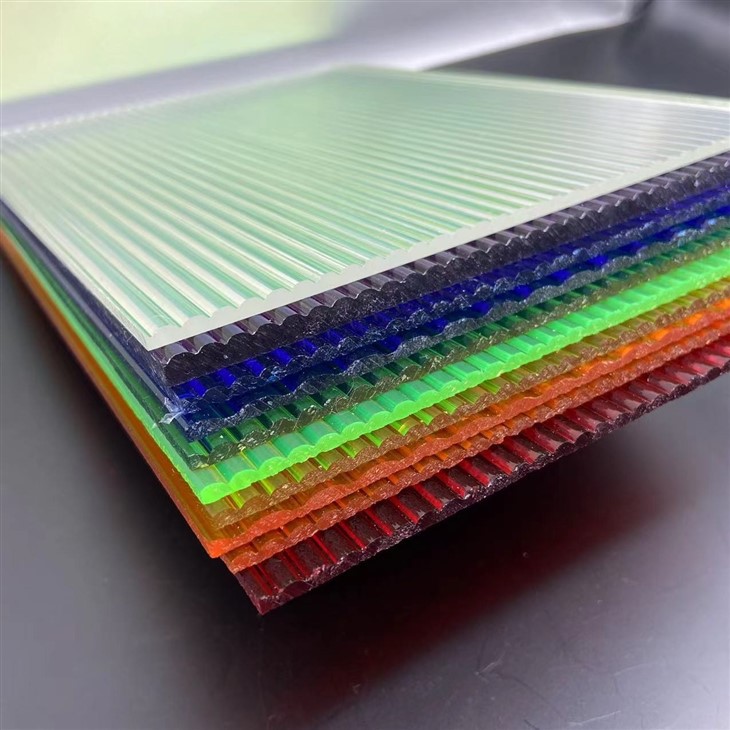 Color Arc-shaped Texture Lenticular Acrylic Plastics Sheet