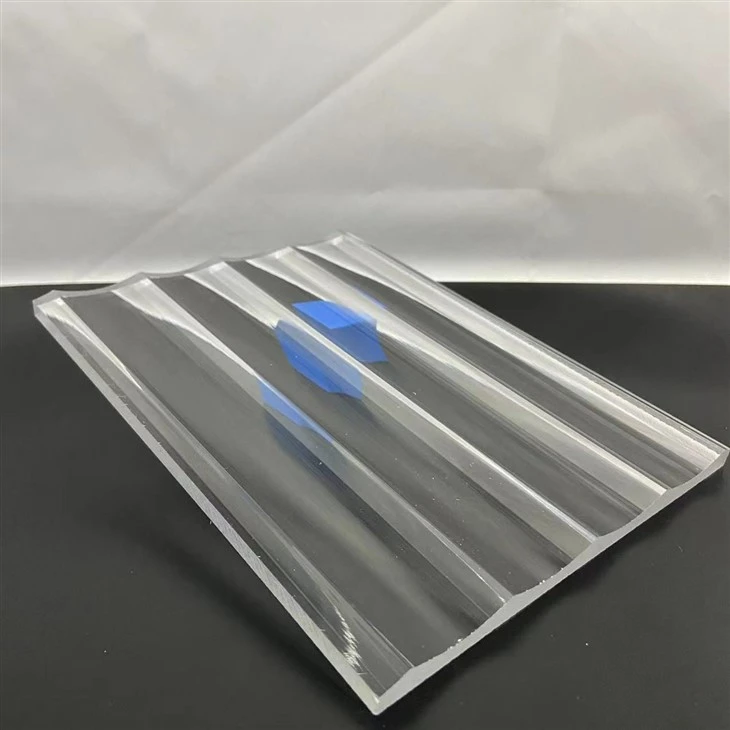 Stripped Ribbed Textured Acrylic Sheet price