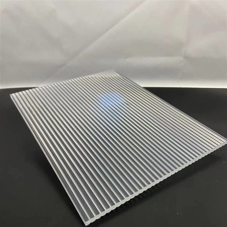 Stripped Ribbed Textured Acrylic Sheet suppliers