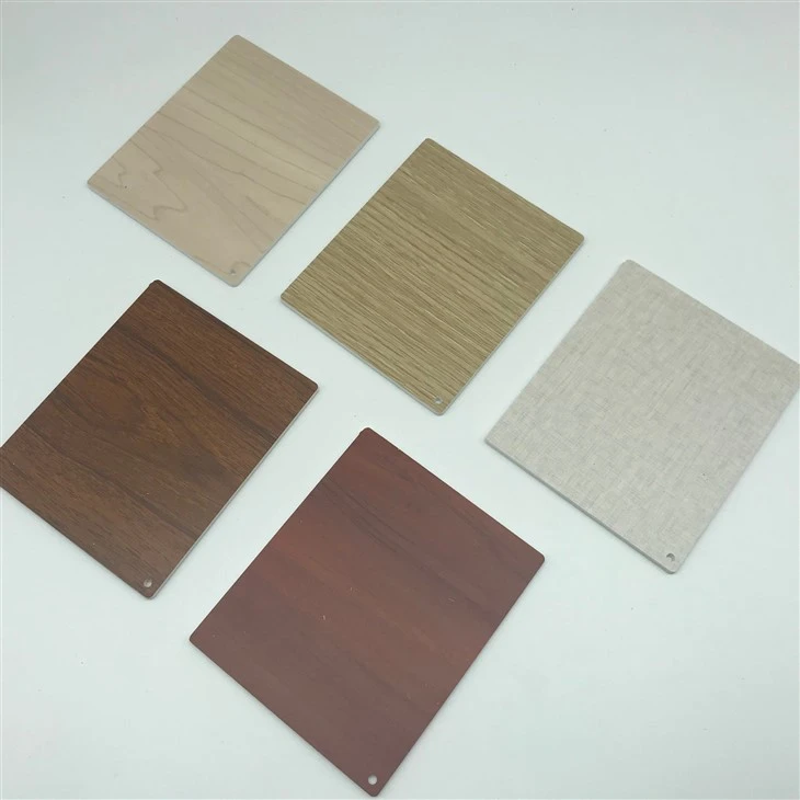 Wood Grain Laminated PVC Foam Board high quality